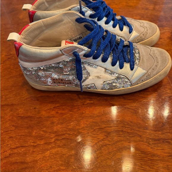 Golden Goose Glitter Sneakers Size 39 - Picture 4 of 10